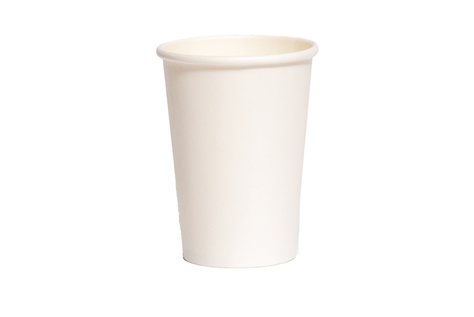 White Disposable Coffee Cups 16 oz (90mm) 340 gsm 1000 pieces