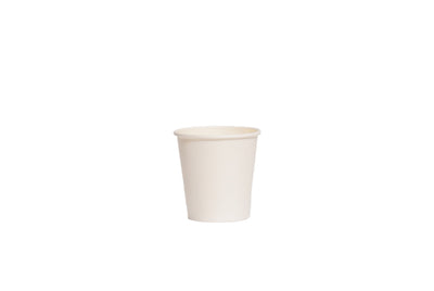 White Disposable Paper Coffee Cups 4 oz
