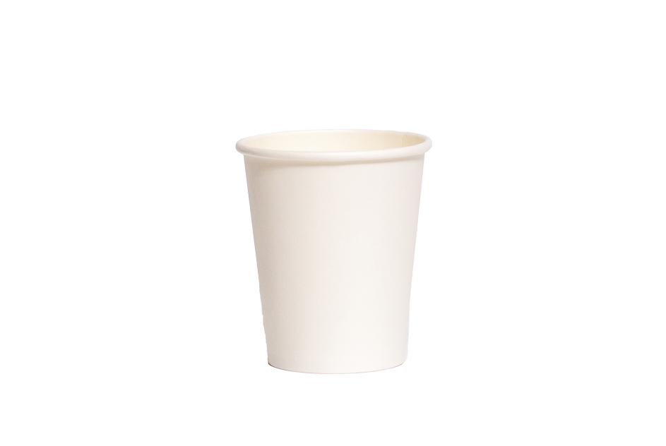 White Disposable Coffee Cups 8 oz (80mm) 320 gsm 1000 pieces