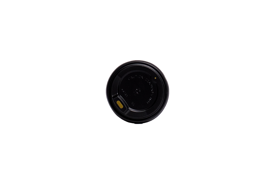 Black Disposable Coffee Lids 4 oz 2.5g 1000 pieces